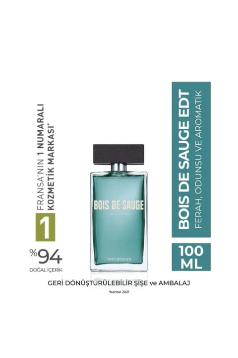 Yves Rocher Bois de Sauge - ادو تویلت 100 میلیلیتر
