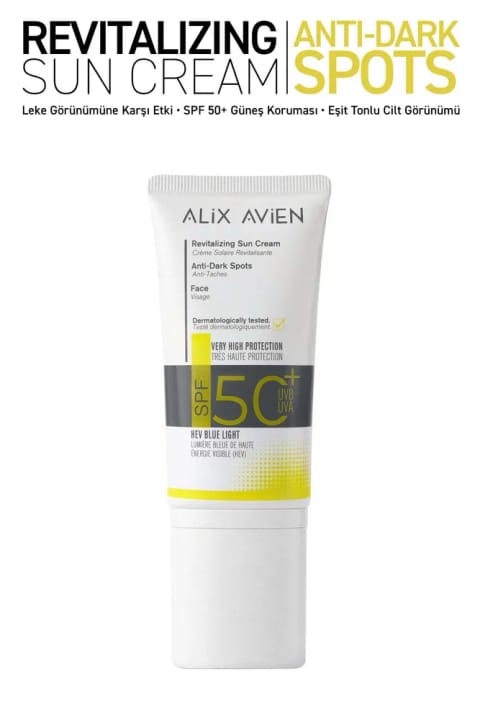 کرم ضدلک ضدآفتاب SPF50+ با محافظت بالا UVA/UVB آلکس آویین - Revitali...