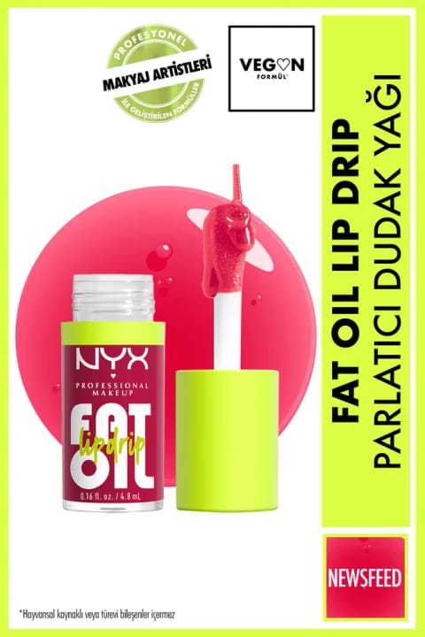 NYX Professional Makeup Fat Oil Lip Drip براق‌کننده روغن لب - Newsfeed