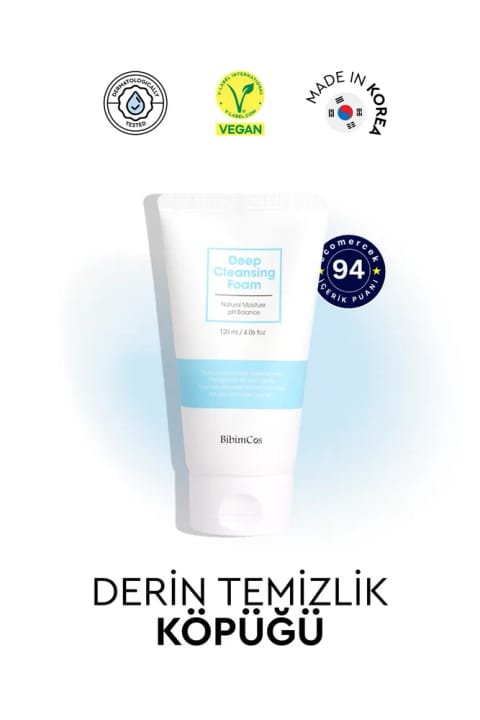 Bibimcos Deep Cleansing Foam 120ml - فوم پاککننده عمقی