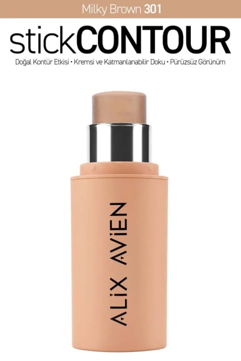 Alix Avien استیک کانتور مرطوبکننده با ویتامین E — 301 Milky Brown