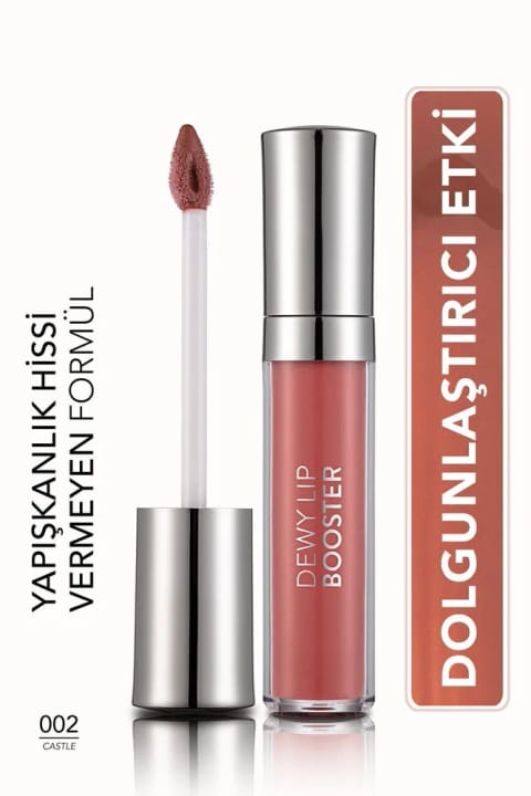 Flormar لیپ گلاس حجم‌دهنده Dewy Lip Booster - 002 Castle