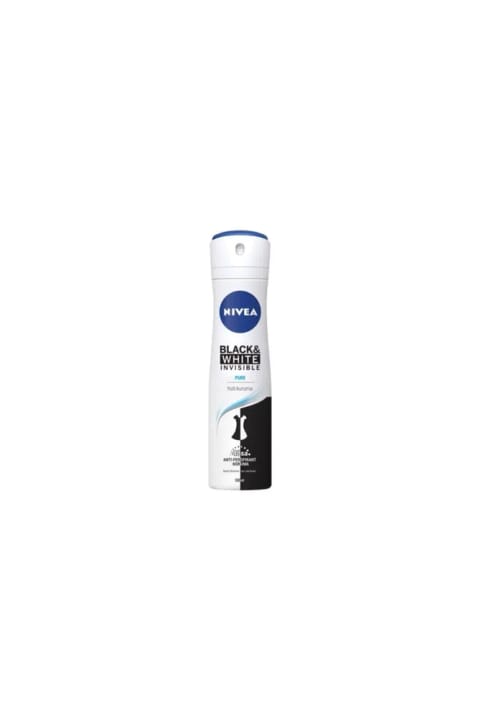 NIVEA Invisible Black&White Pure اسپری دئودورانت 150ml زنانه