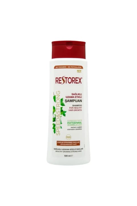 شامپو ترمیمکننده رشد مو Restorex موهای خشک و آسیبدیده ۵۰۰ میلیلیتر