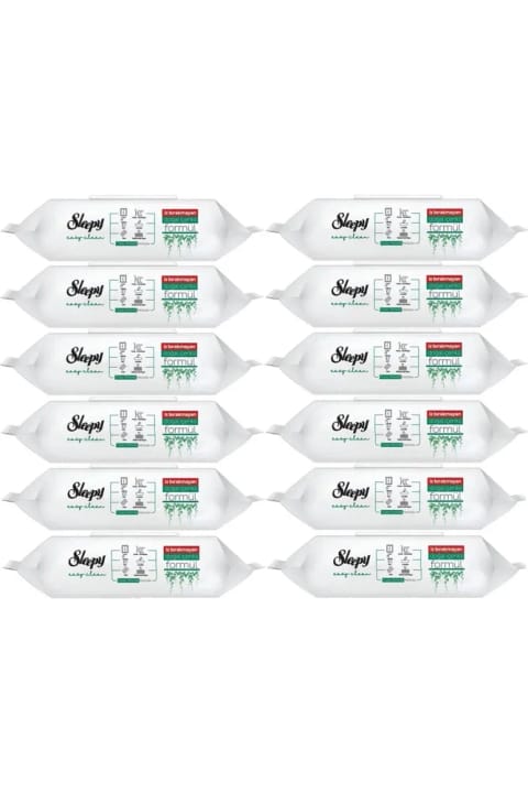 Sleepy دستمال تمیزکننده سطوح 100 برگی (12 عددی)