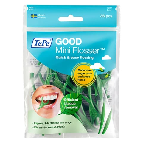 Tepe Mini Flosser چنگالی نخ دندان 36 عددی