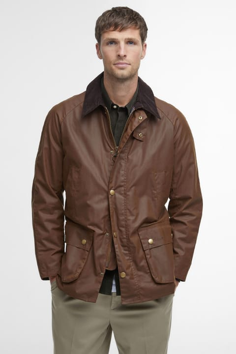 کاپشن واکسخورده Barbour Ashby BR31 Bark