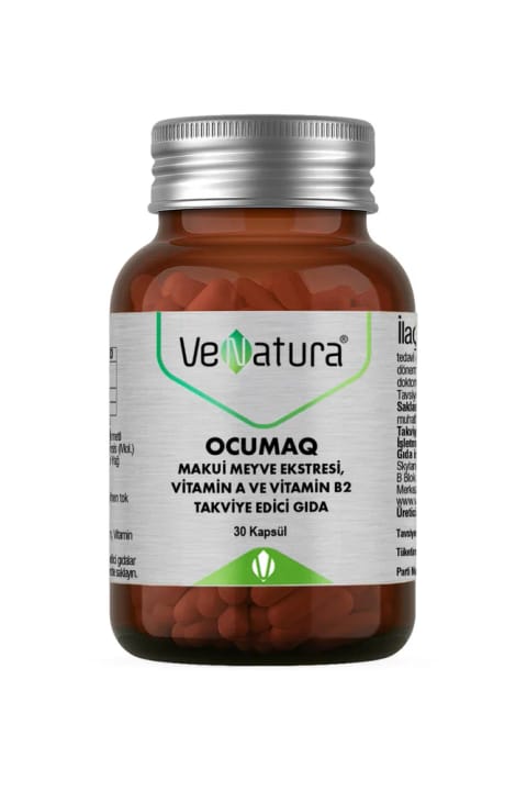 VeNatura OcuMaq Makui عصاره میوه، Vitamin A و Vitamin B2