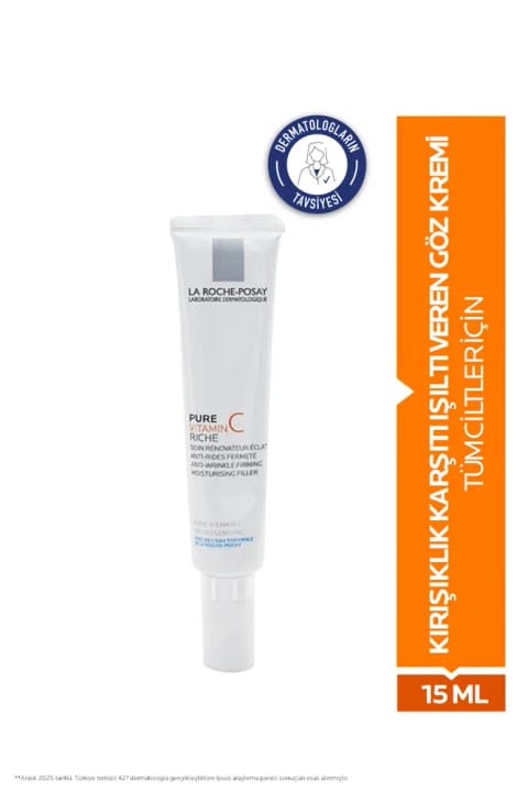 La Roche Posay کرم دور چشم ضد چروک و روشنکننده ویتامین C10
