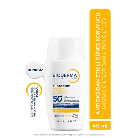 بیودرما فوتودرم ایکس‌دفنس ضدآفتاب SPF50 با اثر آنتی‌اکسیدان ۴۰ میلی‌لیتر