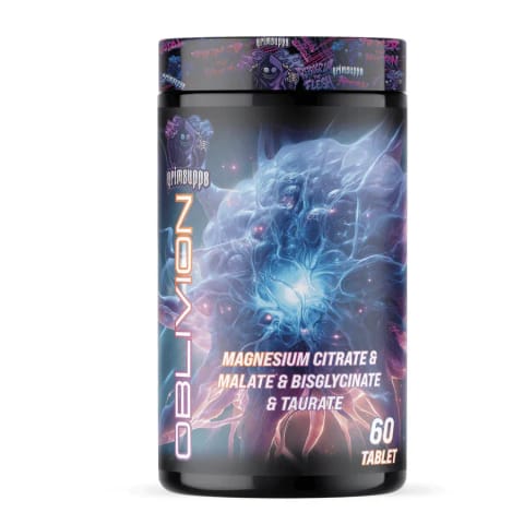 Grimlabs Oblivion Magnesium Malate, Citrate, Biglisinat, Taurat Complex 60 Tablet