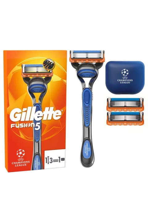 Gillette Champions League ویژه سری Production Fusion 5 تیغ ماشین اصلاح 3up