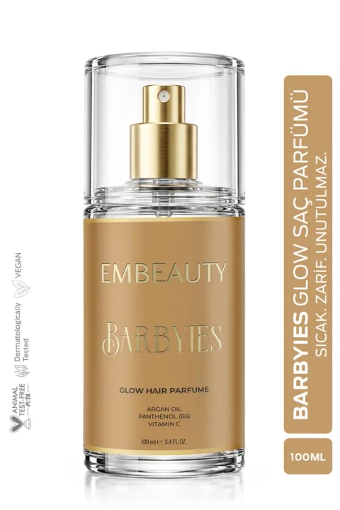 ادوپرفیوم موی مغذی Embeauty Barbiyies Glow با روغن آرگان 100 میلیلیتر