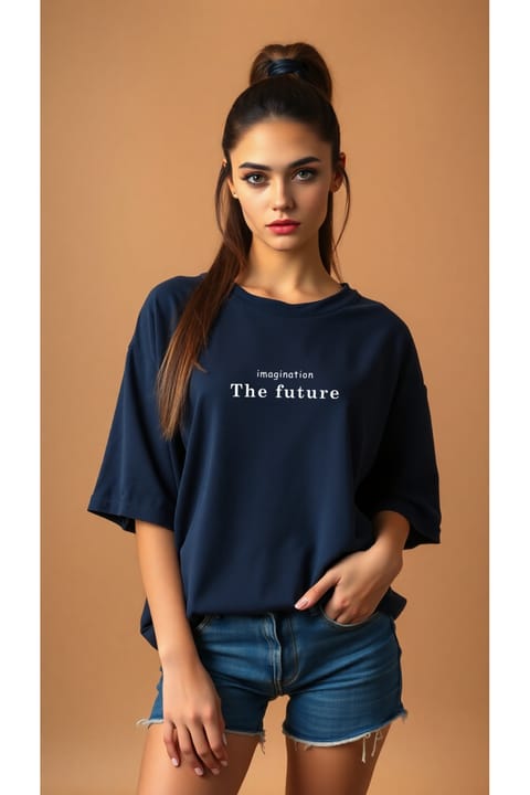 تیشرت Oversize طرح The Future uyguntarz