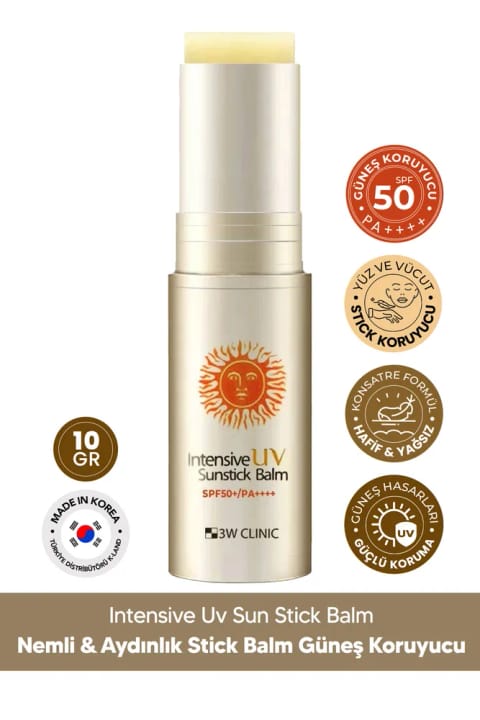 3W CLINIC استیک ضدآفتاب Intensive UV Sun Stick Balm SPF 50+ / PA++++