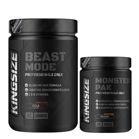 Kingsize Nutrition Beast Mode + Monster Pak ترکیبی