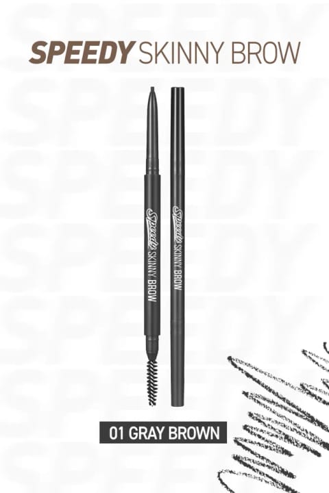 مداد ابرو PERIPERA با نوک فوق العاده نازک و ظاهر طبیعی — 1 Gray Brown