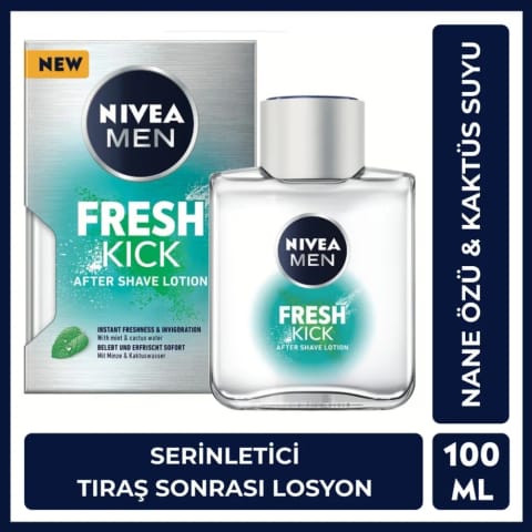 NIVEA Men Fresh Kick لوسیون بعد از اصلاح 100 میلی‌لیتر