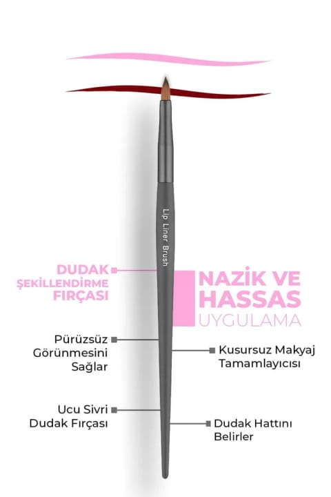 Alix Avien برس لب با نوک باریک - Lip Liner Brush