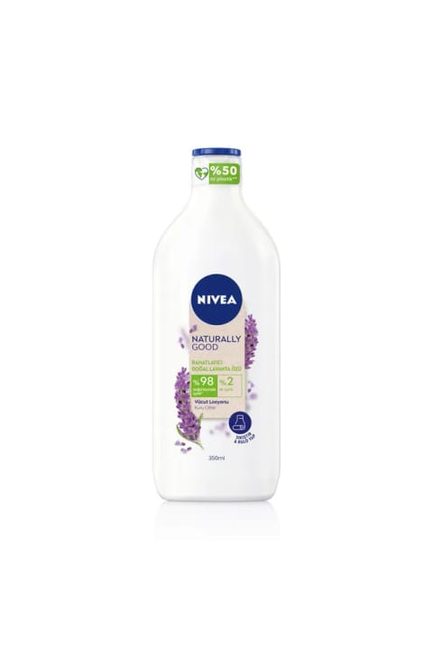 NIVEA لوسیون بدن Natural Good با عصاره اسطوخودوس 350 میلیلیتر