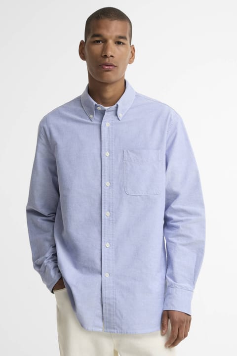پیراهن آکسفورد اصیل Barbour BL33 آبی