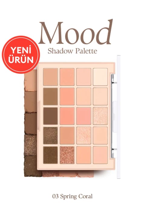 پالت سایه ۲۰ رنگه داسیک مد Shadow Palette — 03 Spring Coral