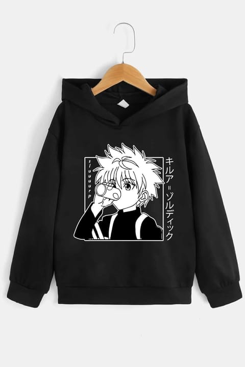 سویشرت چاپی Killua Zoldyck بچگانه uyguntarz