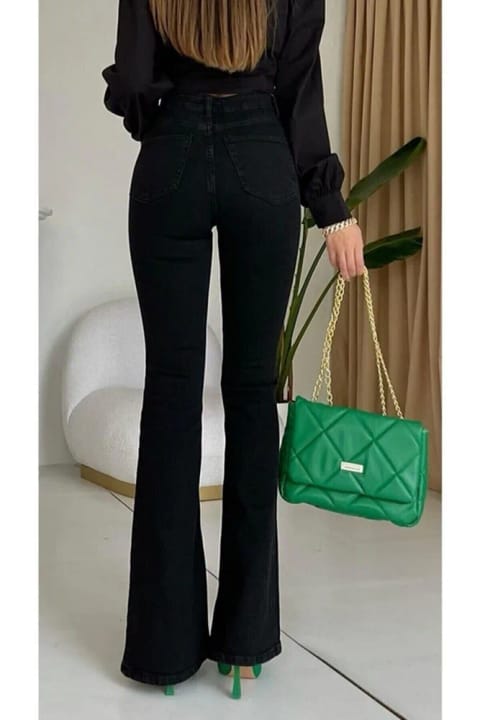 شلوار جین اسپانیولی ترند Trn JNS Lianna Gold مشکی