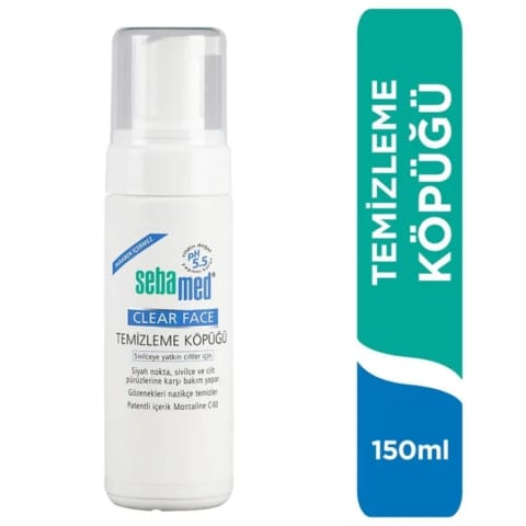Sebamed شوینده فوم کلیر فیس 150 میلی‌لیتر