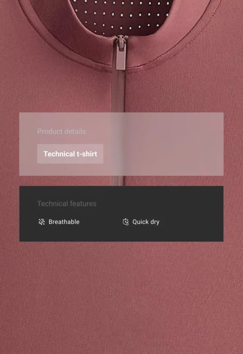 تیشرت اسپرت بدون آستین نیم‌زیپ