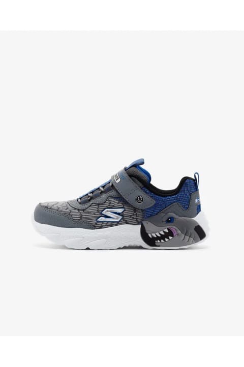 SKECHERS CREATURE - LIGHTS کفش اسپرت چراغ‌دار پسرانه بزرگ، طوسی 400617L...