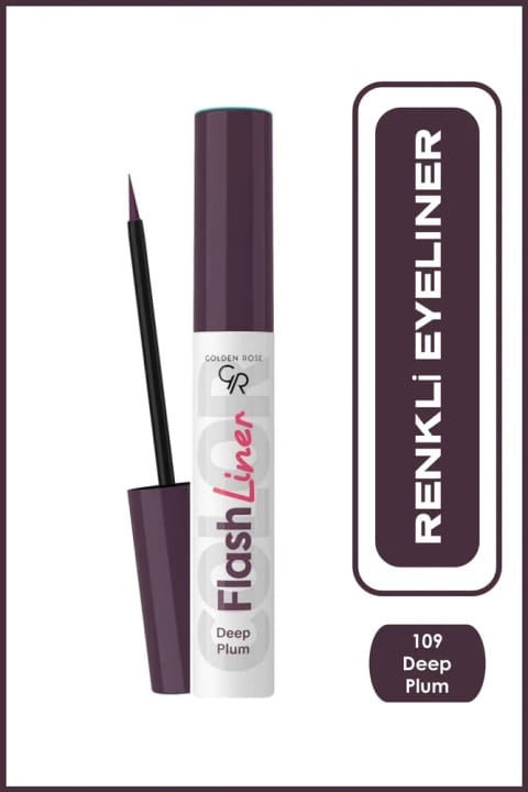 Golden Rose Flash Liner رنگی - 109 Deep Plum - خط چشم رنگی