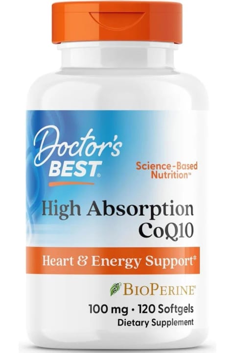 Doctor's Best High Absorption Co.Q10 100mg - 120 Softgels DaphneLabs