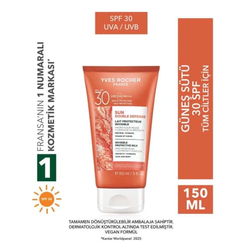 لوسیون ضدآفتاب صورت و بدن SPF 30