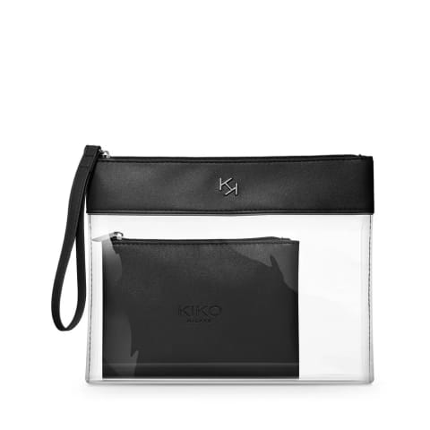 کیف لوازم آرایشی - Transparent Beauty Case - 001 مشکی