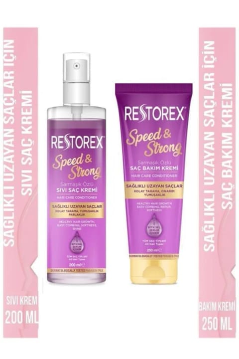 Restorex اسپید استرانگ ست مراقبت از مو مایع و کرم
