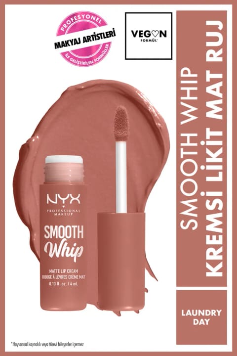 رژ لب مات کرمی NYX Professional Makeup Smooth Whip - رنگ Laundry Day