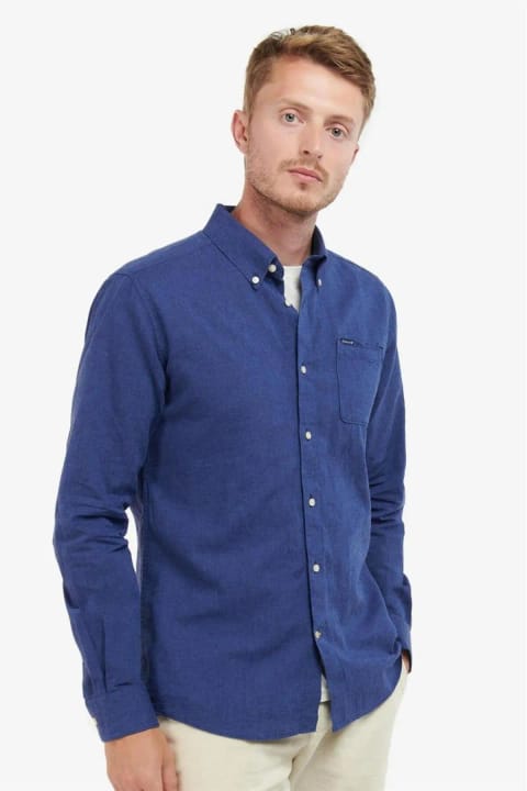 پیراهن Nelson Tailored بربر IN32 Indigo