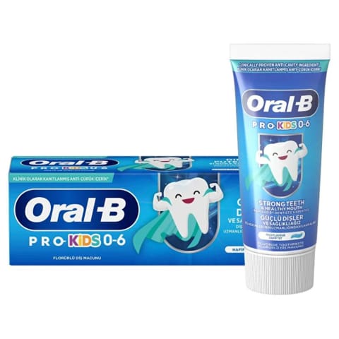 خمیردندان Oral-B Pro Kids Strong Teeth 50 میلی‌لیتر