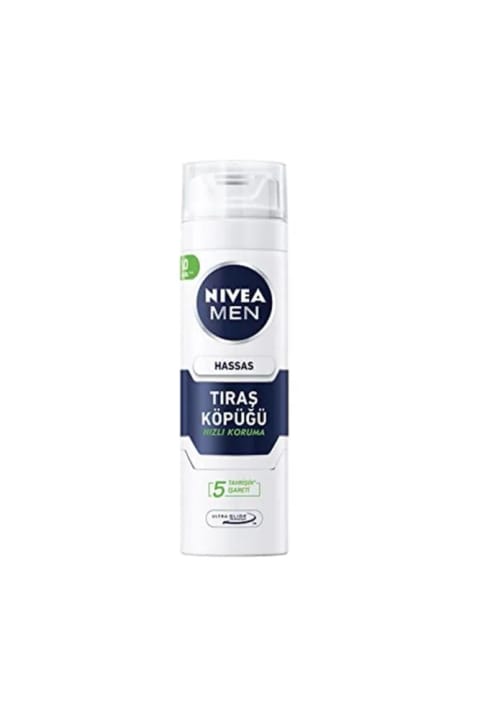 NIVEA Men فوم اصلاح حساس 200 میلیلیتر محافظت سریع برای پوستهای حساس