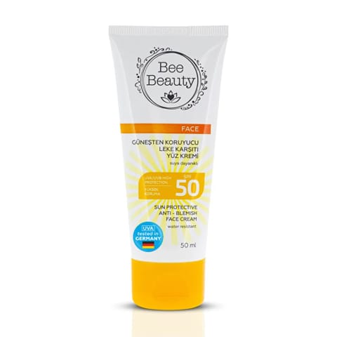 کرم ضد آفتاب ضد لک صورت Bee Beauty - 50 میلیلیتر