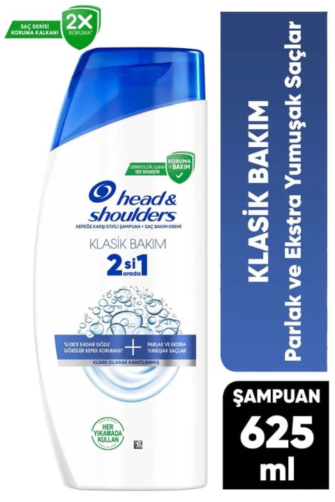 Head & Shoulders شامپو دو کاره کلاسیک 625 میلیلیتر