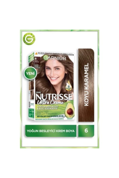 رنگ مو Garnier Nutrisse 6 کارامل تیره