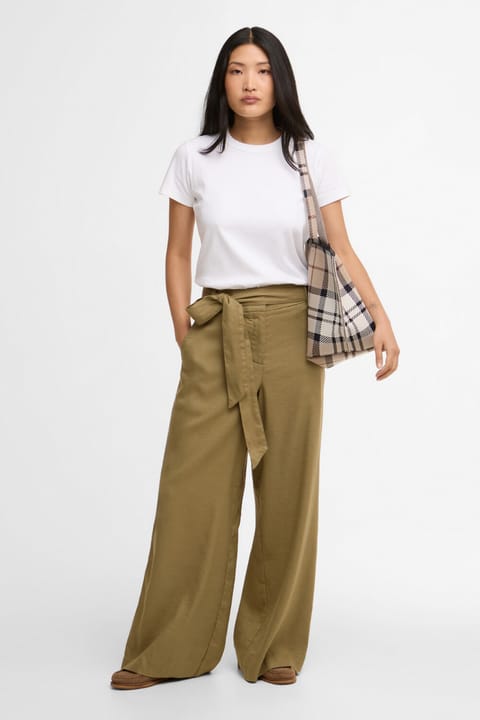 شلوار Barbour Gabby GN26 رنگ Bleached Olive