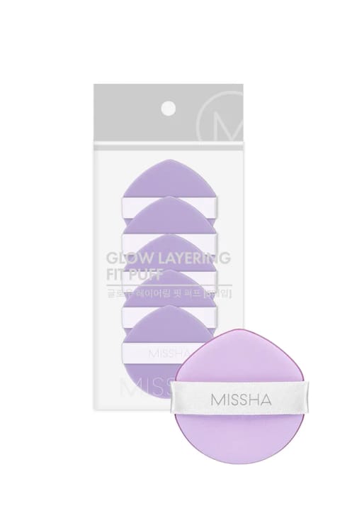 اسفنج آرایشی نرم Missha با پوشانندگی بالا (5 عددی) Glow Layer...