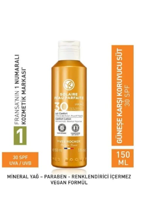 Yves Rocher لوسیون ضدآفتاب صورت و بدن SPF 30