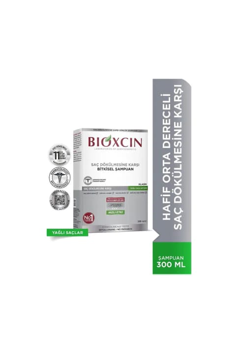 شامپو ضد ریزش مو Bioxcin Genesis 300ml (مناسب موهای چرب)