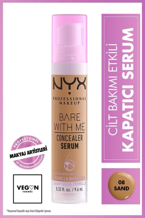 NYX Professional Makeup Bare With Me کانسیلر سرم 08 سند