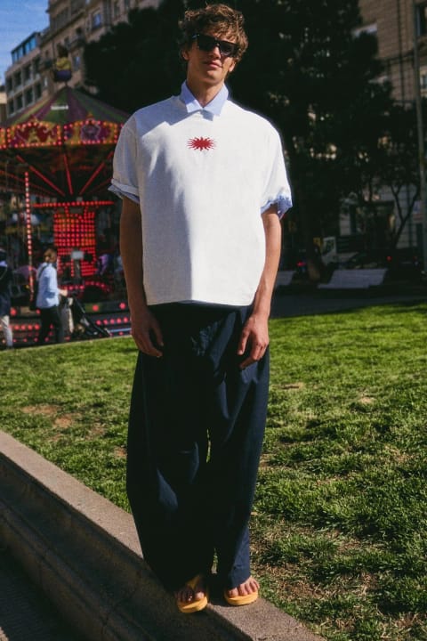تیشرت چاپی Boxy fit برشکا