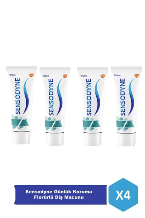 خمیر دندان Sensodyne محافظ روزانه با فلوراید x 4